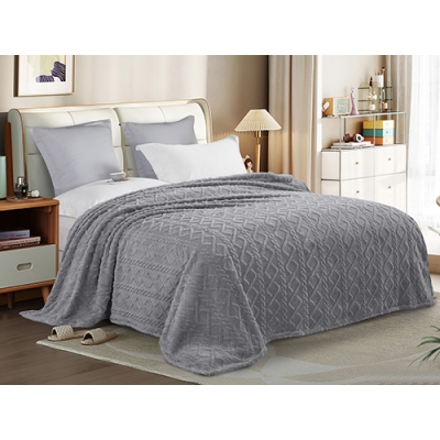 Плед Доброшвейкин Велсофт 190*210 ромб 006