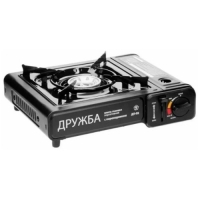 Плита газовая портативная ДРУЖБА (ДП-02) с переходником