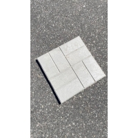 Плитка тротуарная полимерпесчаная 330*330*25 серая 2,3 кг 450 шт.