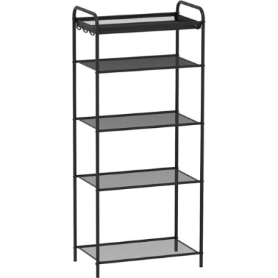 Подставка для обуви "Верона 15" 5-и полочная Черный 45х30х95см ПДОВ15