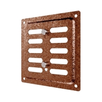 Решетка вентиляционная ERA MER регулируемая 100x100 окраш.сталь Antique copper Решетка вентиляционная ERA MER регулируемая 100x100 окраш.сталь Antique copper