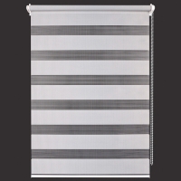 Рулонная штора LEGRAND День-ночь easy fix 80*160 светло-серый