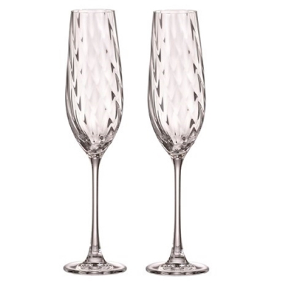 Рюмка для шампанского "CORA OPTIC", 260 мл (набор 2 шт) арт.БСС0578