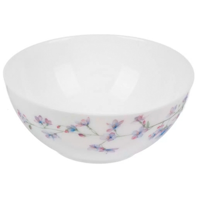 Салатник стеклокерамика, круглый, 18х7 см, 0.95 л, Флер, Daniks, LPKW-70/ 220804 (448924)