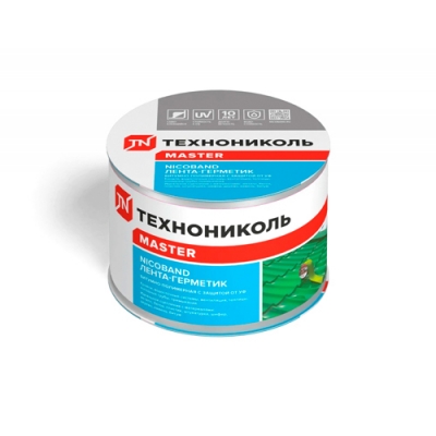 Самоклеящаяся герметизирующая лента ТЕХНОНИКОЛЬ NICOBAND серебристый,длина 3м,ширина 7,5см(343859 Самоклеящаяся герметизирующая лента ТЕХНОНИКОЛЬ NICOBAND серебристый,длина 3м,ширина 7,5см(343859