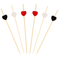 Шпажки для канапе "Сердце", 100 шт арт.111257