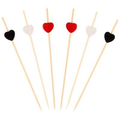 Шпажки для канапе "Сердце", 100 шт арт.111257