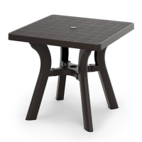 Стол Альтернатива Атлант квадратный 800мм мокко (уп.1) М8941