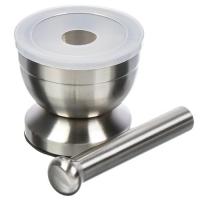 Ступка и пестик нержавеющая сталь, 10х8.8х8.5 см, Y4-7171 (443740) Ступка и пестик нержавеющая сталь, 10х8.8х8.5 см, Y4-7171 (443740)