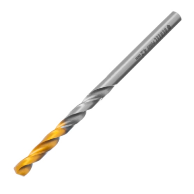 Сверло спиральное по металлу 4,2 x 75мм, Р6М5, Golden Tip // Denzel арт.718230