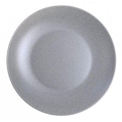 Тарелка десертная 21 см Alfa "Серый мрамор" арт.PT044021F647 Тарелка десертная 21 см Alfa "Серый мрамор" арт.PT044021F647
