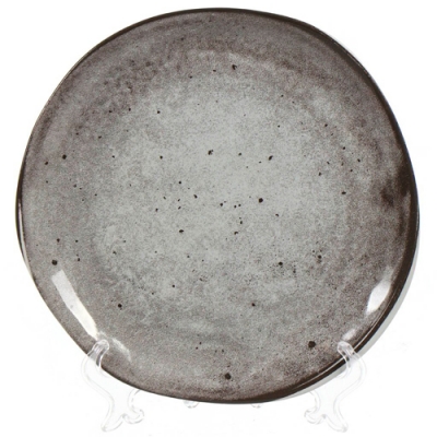 Тарелка десертная STONE серый 20см арт.DMD042