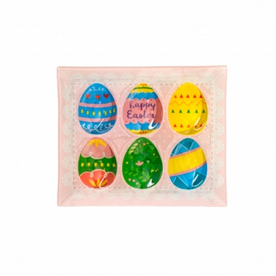 Тарелка ПАСХАЛЬНАЯ для 6 яиц арт.GC2504