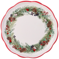 Тарелка закусочная agness "Celebration" 20,3*2 см 358-2258