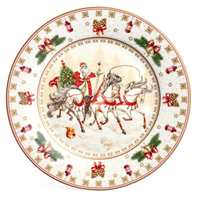 Тарелка закусочная lefard "Тройка" 20,5 см 85-2080 Тарелка закусочная lefard "Тройка" 20,5 см 85-2080