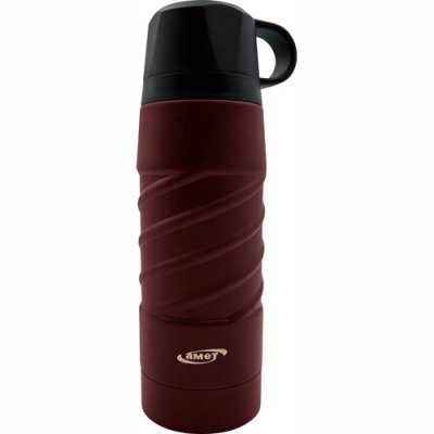 Термос "Гауди" (Багровый рубин) KN-1,0 с кнопкой арт.2с98 (г.Аша)