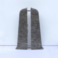 Торцевые (пара) для плинтуса 70мм "Деконика", 548 Лофт серый