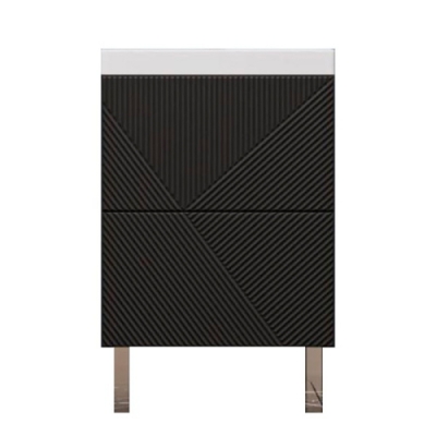 Тумба Vigo Edge 600-0-2 графит (под умывальник 9696-60)