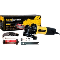 Углошлифовальная машина УШМ Hanskonner HAG1012 125мм, 800Вт, 11000об/мин, SuperCompact, пылезащита Углошлифовальная машина УШМ Hanskonner HAG1012 125мм, 800Вт, 11000об/мин, SuperCompact, пылезащита