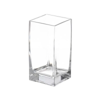 Ваза стекло, настольная, 24х9 см, Квадрат, Y6-10107 (462535)