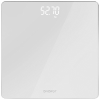 Весы напольные электронные Energy EN-421 (стеклянная поверхность, 180 кг, цвет белый) арт.110018