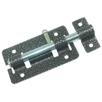 Задвижка дверная Металлист ЗД-01 полимер серебро (20) Задвижка дверная Металлист ЗД-01 полимер серебро (20)