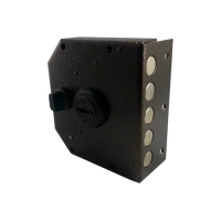 Замок накл. Гранит 1.06.61 КМА никель, сувальдный стержни 4 шт. диаметр 18мм задвижка с защитной