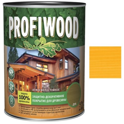 Защитно-декоративное покрытие для древесины PROFIWOOD сосна (0,7кг.) (4565)