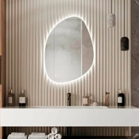 Зеркало Континент Moti Led 600х800 с холодной подсветкой, с сенсором