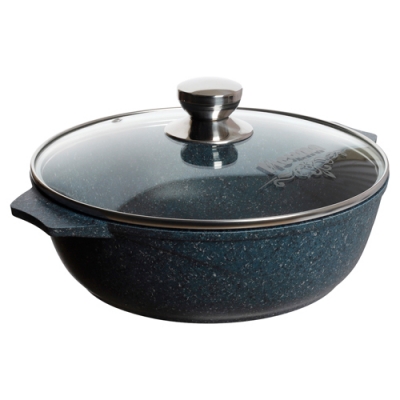 Жаровня 4л (28 см) АП "Premium" (blue) арт. 34903