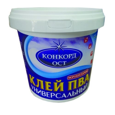 Клей ПВА универсальный (1 кг) КОНКОРД-ОСТ 10 шт