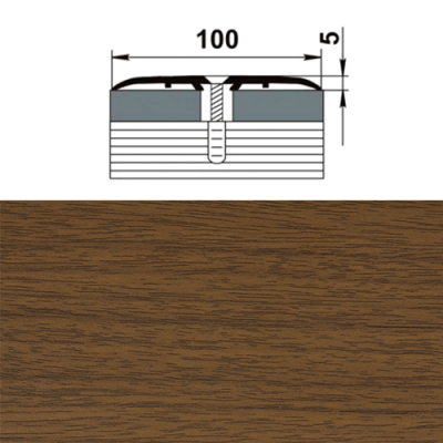 Профиль стыкоперекрывающий ПС 05.900.088 орех
