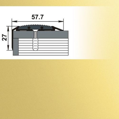 Профиль угловой ПУ 70.1350.02л золото люкс