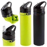 Спортивная силиконовая бутылка ECOS SH-03, 650мл арт.004737