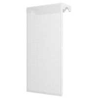 Экран радиаторный, серия ДМЭР, перфорированный, 4-х секционный,сталь,белый