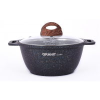Кастрюля 2л со стекл. крышкой, АП линия Granit ultra (blue) Kukmara кгг22а Кастрюля 2л со стекл. крышкой, АП линия Granit ultra (blue) Kukmara кгг22а