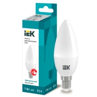 Лампа светодиодная ECO C35 свеча 7Вт 230В 4000К E14 IEK арт.LLE-C35-7-230-40-E14 Лампа светодиодная ECO C35 свеча 7Вт 230В 4000К E14 IEK арт.LLE-C35-7-230-40-E14