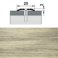Профиль стыкоперекрывающий ПС 01.1350.089 клен беленый Профиль стыкоперекрывающий ПС 01.1350.089 клен беленый