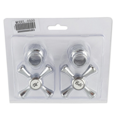 САНАКС - Маховик для смесителя универсальный на ШЛИЦАХ , крестовая ручка 500