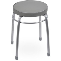 Табурет Фабрик-1 с/об на 4-х опорах (круглое сидение диаметр 320) темно-серый ТФ01 Табурет Фабрик-1 с/об на 4-х опорах (круглое сидение диаметр 320) темно-серый ТФ01