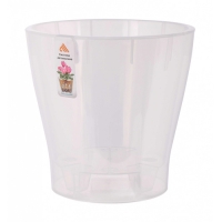 Горшок цв. д/орхидеи Лея 3,6л (с автополивом) (прозрачный) (уп.24) М7884 г.Октябрьский