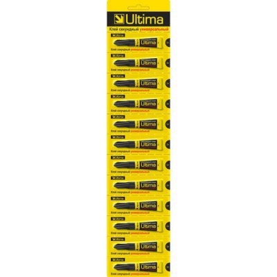 ULTIMA супер-клей 3 гр., мультикарта (1кор-120шт) Пеносил