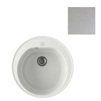 Мойка GranAlliance G-10 (d-500 мм) белая с сифоном