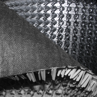 Щетинистое покрытие (СЕРЫЙ МЕТАЛЛИК) в рул. 15х0,9м