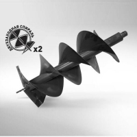 Шнек д/грунта Carver GDB-300/2 двухзаходный (d пос=20мм, D=300мм, L=80см) Шнек д/грунта Carver GDB-300/2 двухзаходный (d пос=20мм, D=300мм, L=80см)