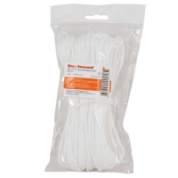 Шнур бельевой жесткий высокопрочный белый (20 метров) арт.082293