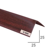 Угол 25x25 мм Махагон "ИДЕАЛ" 2,7м 25 шт.