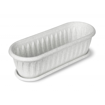 Кактусница Фелиция с поддоном мрамор С176 г.Барнаул