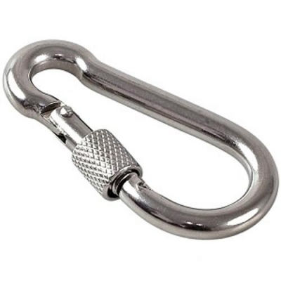 Карабин с предохранительной гайкой DIN 5299 10х100 (1 шт) г.Калуга