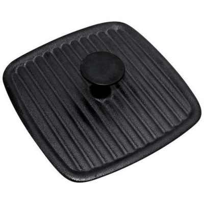 Пресс для гриля чугун. с бакелитовой ручкой, квадратный, PRESSA, р-р 21х21 см, тм Mallony 985058